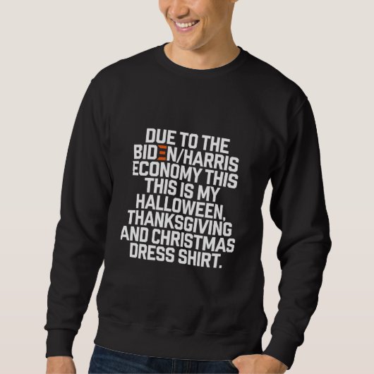 Grappige Biden Harris Economie Kerstmis Trui (Voorkant)