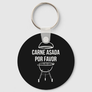 Grappige biefstuk rundvlees BBQ Dad Chef Carne Asa Sleutelhanger