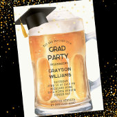 Grappige Bier Graduation Party Uitnodiging