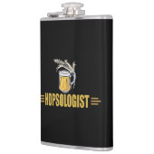 Grappige Bier Hopsoloog Heupfles (Links)