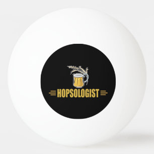 Grappige Bier Hopsoloog Pingpongbal