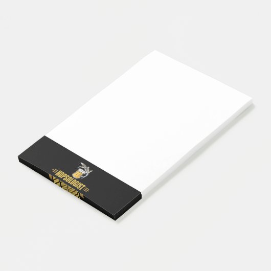 Grappige Bier Hopsoloog Post-it® Notes (Schuin)