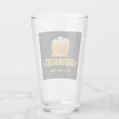 Grappige Bier Lagerologist Glas (Achterkant)