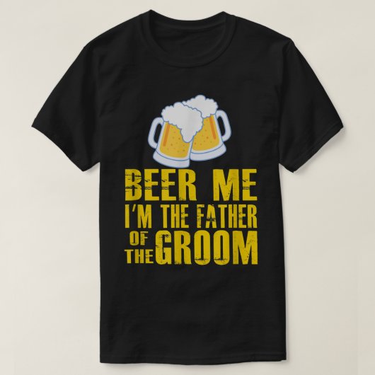 GRAPPIGE BIER MEE VADER VAN DE BRUIDEGOM St. Patri T-shirt (Design voorkant)