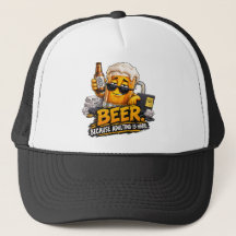 Grappige Bier Trucker Hoed