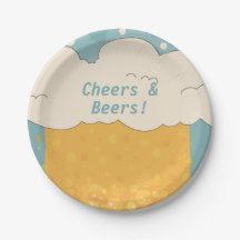 Grappige Bier Verjaardag Papieren Borden – Brouw B