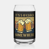 Grappige bierdag drinker woord kunst blikvorm glas (Achterkant)