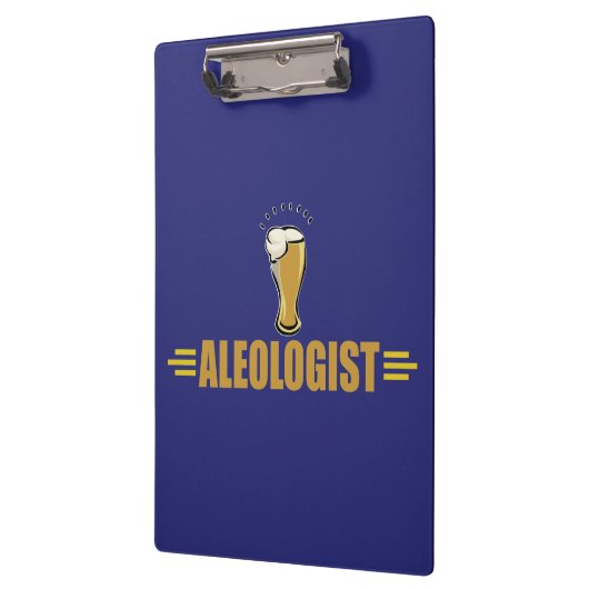 Grappige bierdrinker klembord (Links)