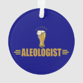 Grappige bierdrinker ornament (achterkant)