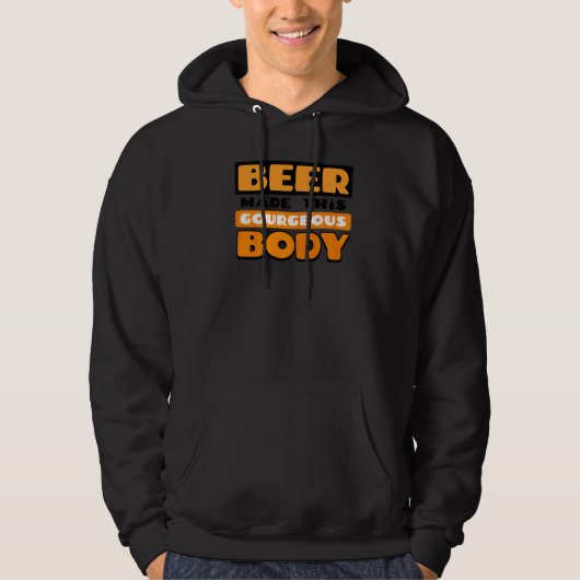 Grappige Bierfeest Verklaring Alcohol drinken Hoodie (Voorkant)