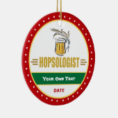 Grappige bierliefhebbers keramisch ornament (Rechts)