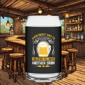 Grappige bierliefhebbers word art blikvorm glas