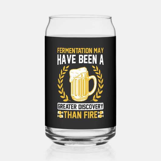 Grappige bierliefhebbers word art blikvorm glas (Voorkant)