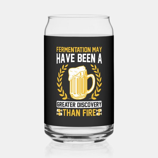 Grappige bierliefhebbers word art blikvorm glas (Achterkant)