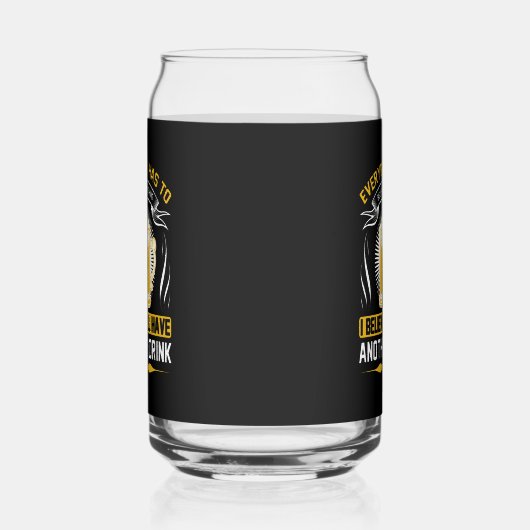 Grappige bierliefhebbers word art blikvorm glas (Links)