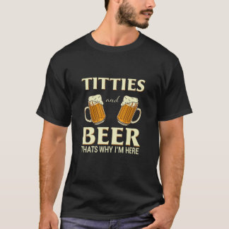 Grappige bierquote t-shirt