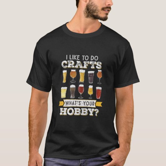 Grappige bierquote t-shirt (Voorkant)