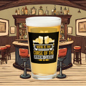 grappige bierwoordkunst glas