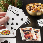 Grappige Biewer Terrier Kawaii Hond Pokerkaarten (Insitu)