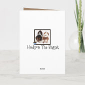 Grappige "Big Butt" Basset Hound Verjaardag Kaart (Achterkant)