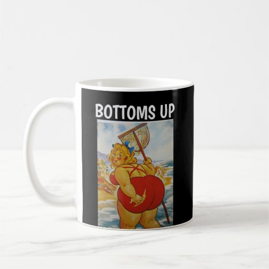 GRAPPIGE BIG BUTT KOFFIE MOK (Links)