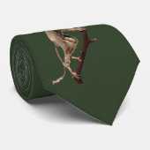 Grappige Big Eye Taxidermie Primate | Monkey | Lem Stropdas (Opgerold)