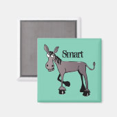 Grappige Big Eyed Donkey Magneet (Voorkant / Achterkant)