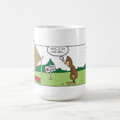 Grappige Big Foot Gevangen Koffiemok (Center)