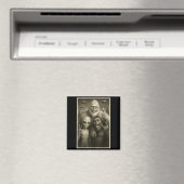 Grappige Bigfoot, Alien, & Yeti Sasquatch Rockt Magneet (Insitu (Vaatwasser))