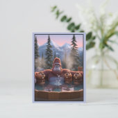 Grappige Bigfoot Briefkaart (Staand voorkant)
