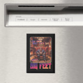 Grappige Bigfoot Feet Meme Magneet (Insitu (Vaatwasser))