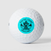 Grappige Bigfoot Gepersonaliseerde Golf Cadeau Bla Golfballen (Voorkant)