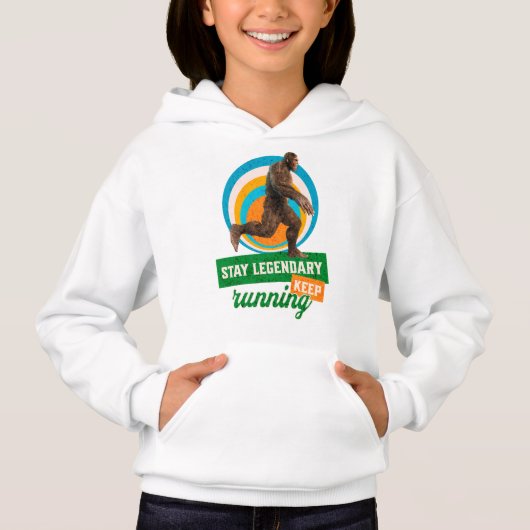 Grappige Bigfoot Hardloop Motivatie (Voorkant)