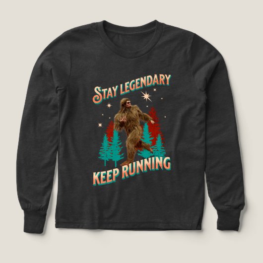 Grappige Bigfoot Hardloop Motivatie (Voorkant)