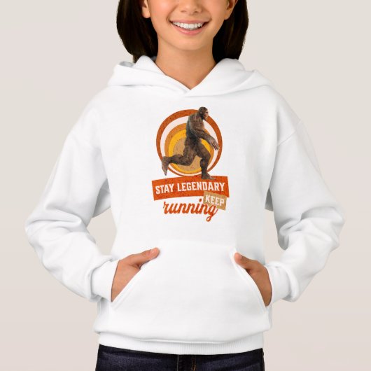 Grappige Bigfoot Hardloop Motivatie (Voorkant)