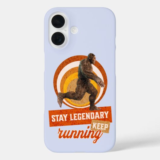Grappige Bigfoot Hardloop Motivatie Case-Mate iPhone Case (Achterkant)