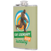 Grappige Bigfoot Hardloop Motivatie Heupfles (Links)