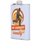 Grappige Bigfoot Hardloop Motivatie Heupfles (Links)