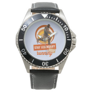 Grappige Bigfoot Hardloop Motivatie Horloge