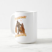 Grappige Bigfoot Hardloop Motivatie Koffiemok (Voorkant links)