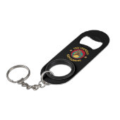 Grappige Bigfoot Hardloop Motivatie Mini Flessenopener (Voorkant Gekanteld)