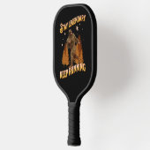 Grappige Bigfoot Hardloop Motivatie Pickleball Paddle (Links)