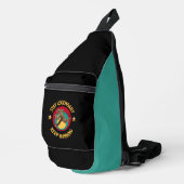 Grappige Bigfoot Hardloop Motivatie Sling Bag (Rechterhoek)