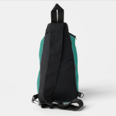 Grappige Bigfoot Hardloop Motivatie Sling Bag (Achterkant)