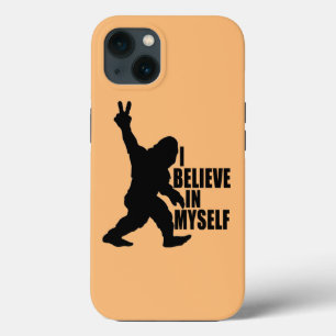 Grappige Bigfoot - Ik geloof in mezelf Case-Mate iPhone Case