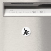 Grappige Bigfoot - Ik geloof in mezelf Magneet (Insitu (Vaatwasser))