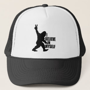 Grappige Bigfoot - Ik geloof in mezelf Trucker Pet