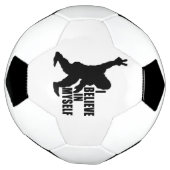 Grappige Bigfoot - Ik geloof in mezelf Voetbal (Gedraaid)