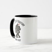 Grappige BigFoot “Je bent mijn Squatchy” Jubileum Mok (Voorkant links)