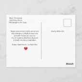 Grappige BigFoot “Je bent mijn Squatchy” Romantisc Briefkaart (Achterkant)